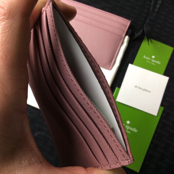 NWT Kate Spade Pink Glitter Wallet - Picture 4 of 4